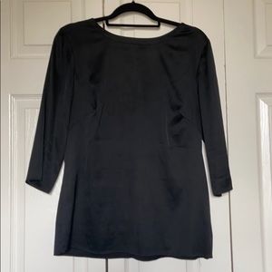 Banana Republic satiny blouse with back detail